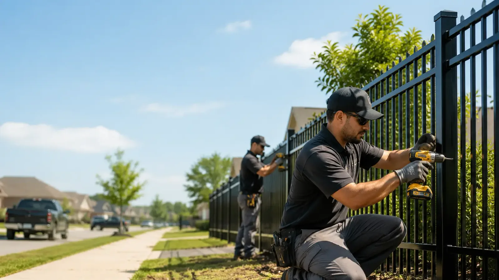 Metal Fence Installation in Bridgeport, TX